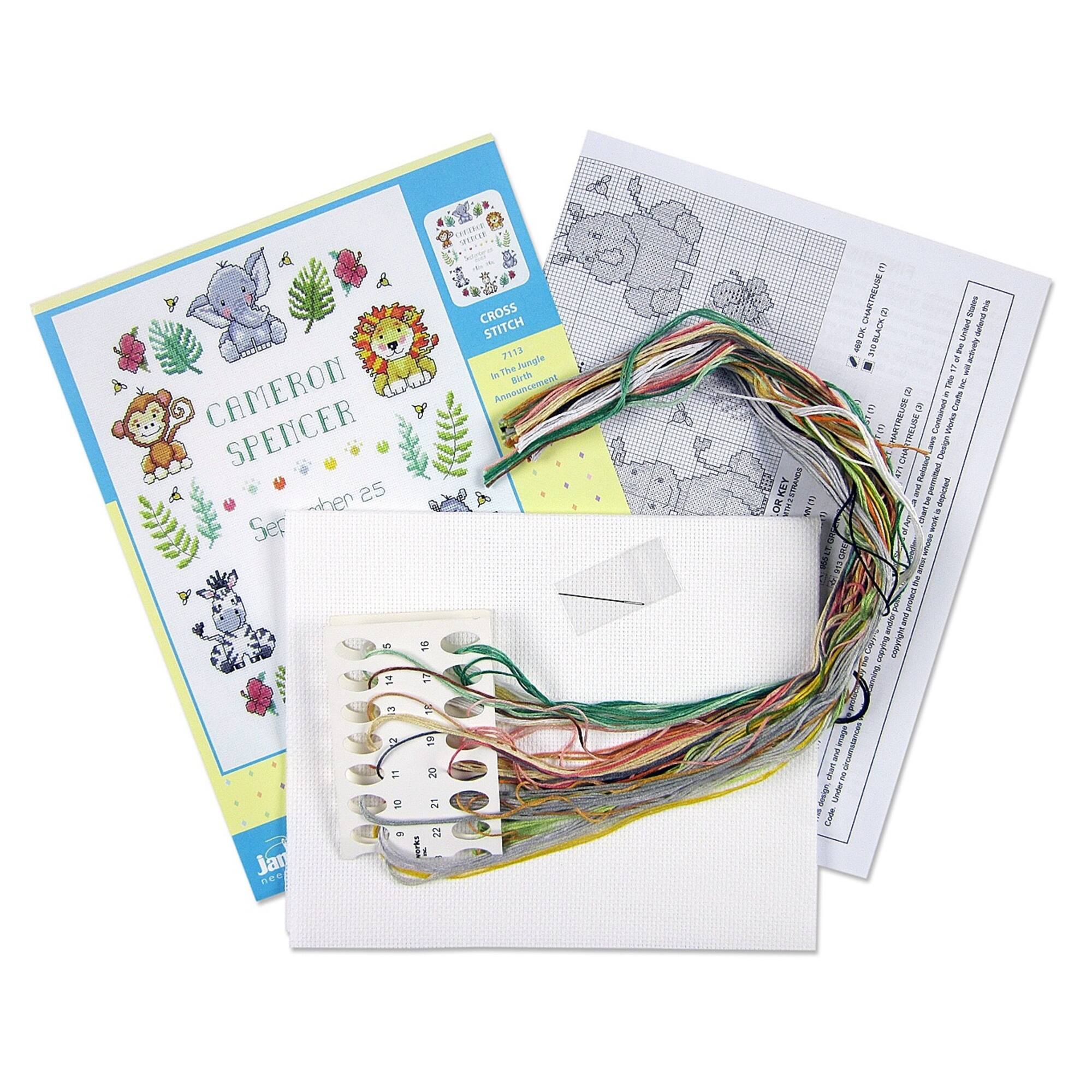 Design Works™ In the Jungle Counted Cross Stitch Kit
